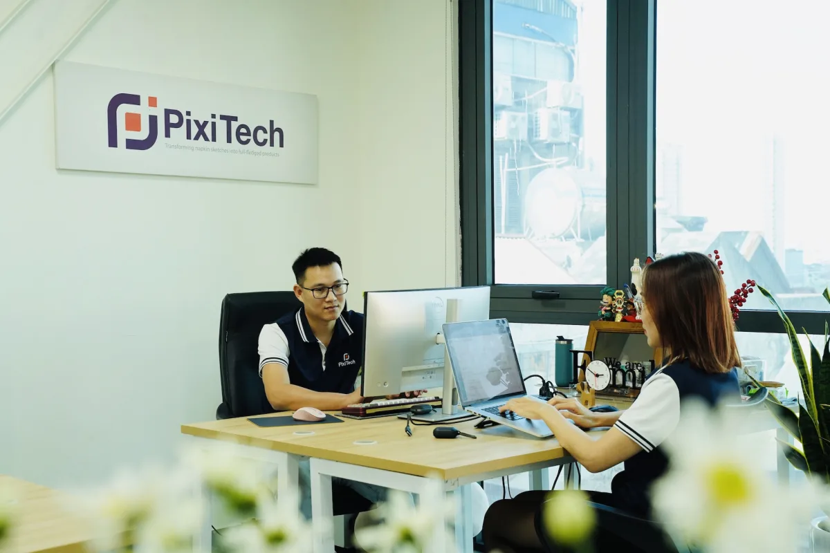 PixiTech team member at work
