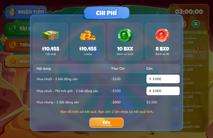Fafifun expense management game interface